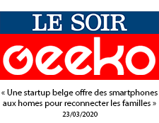 « Une startup belge offre des smartphones aux maisons de repos pour reconnecter les familles » (23/03/2020)